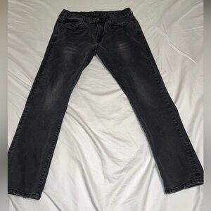 Buffalo David Bitton Black Story - 34x30 Slim | Ash - Black